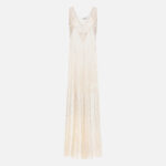 Tulle Red Carpet dress with fringes and beads
